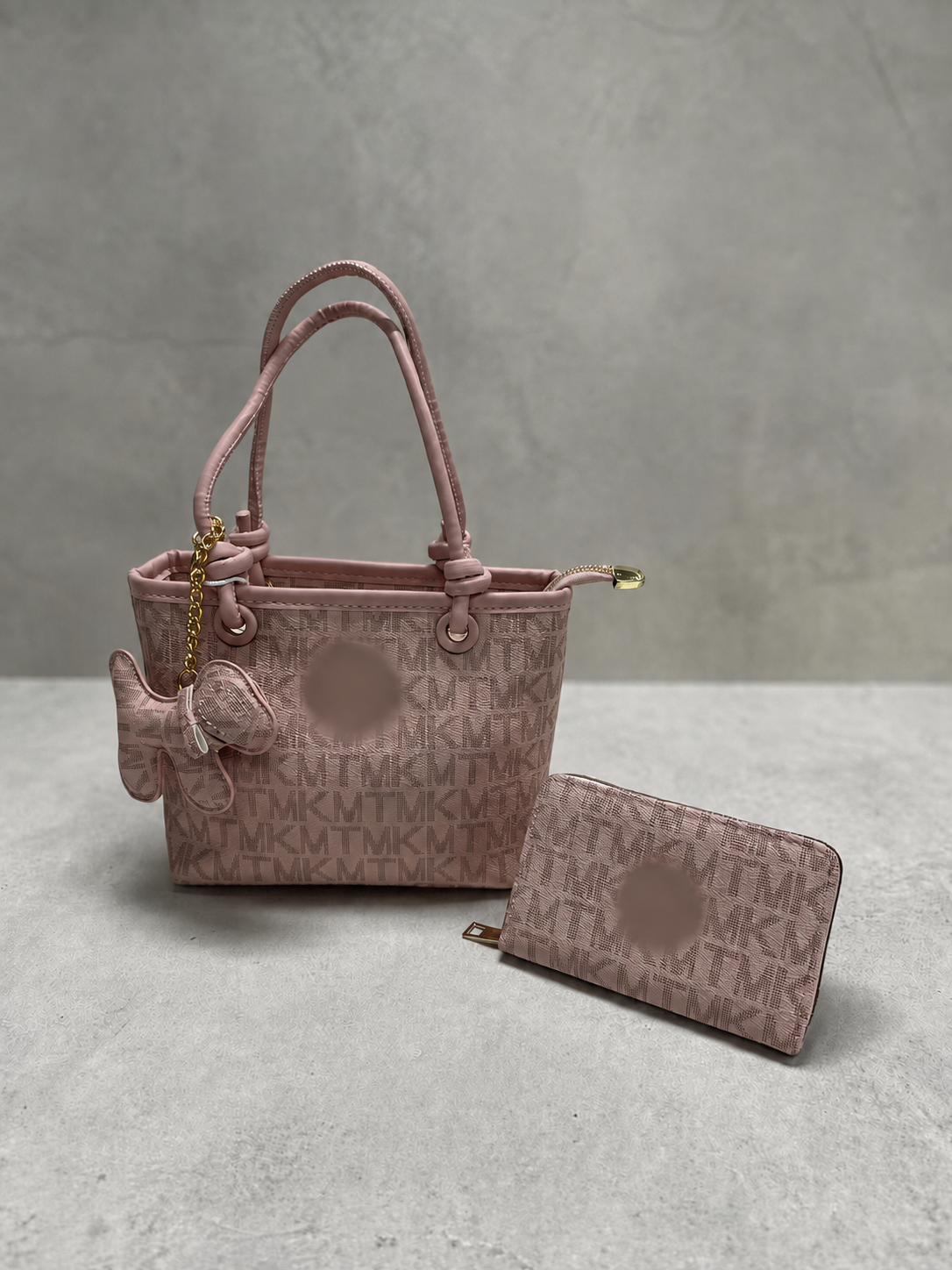 Pink Bag & Purse Set