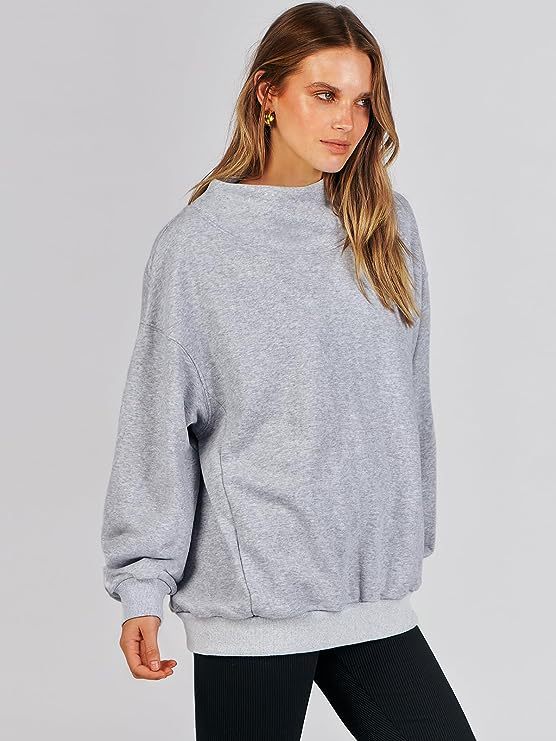Ladies Oversized Long Sleeve Top