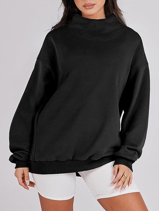 Ladies Oversized Long Sleeve Top