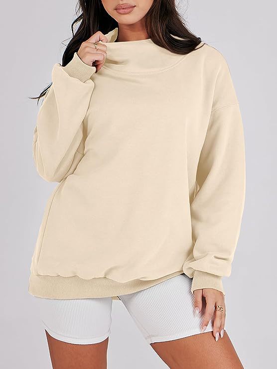 Ladies Oversized Long Sleeve Top