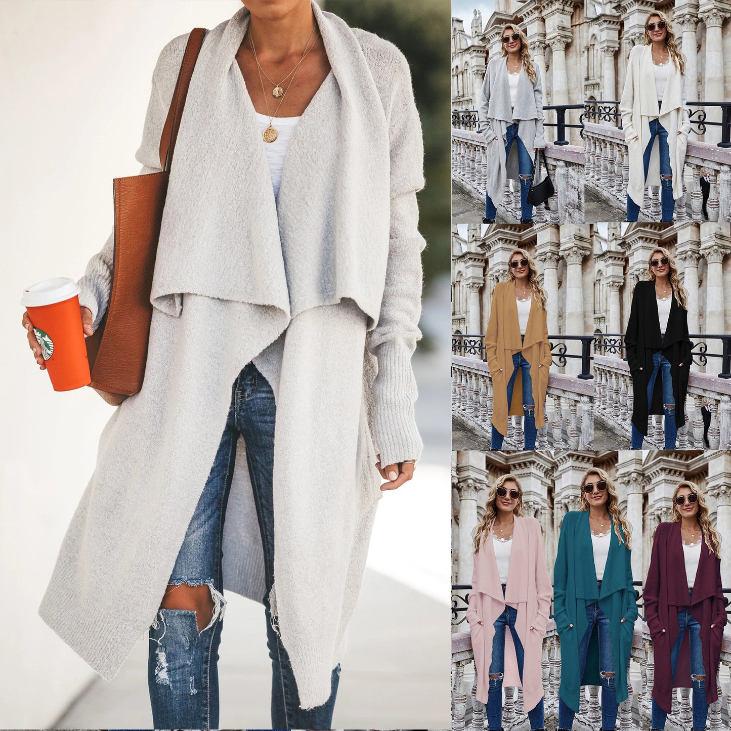 Simple Wool Coat for Fashionable Ladies