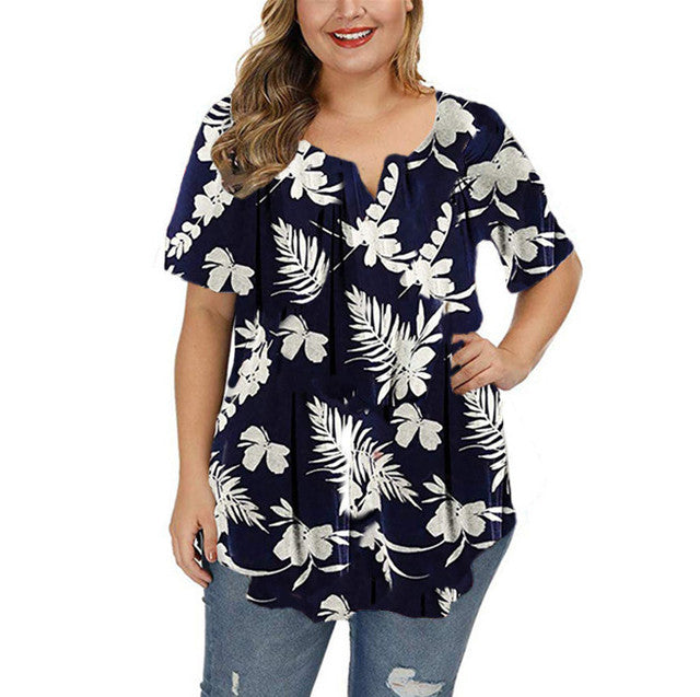 Plus Size Casual Loose Tops for Ladies - Fashion Street