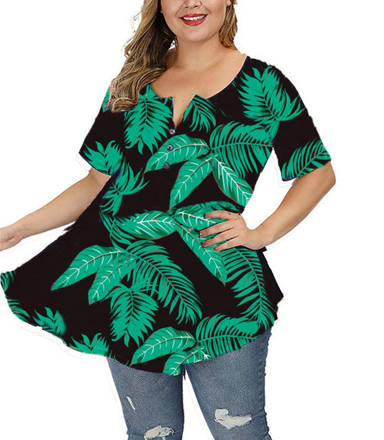 Plus Size Casual Loose Tops for Ladies - Fashion Street