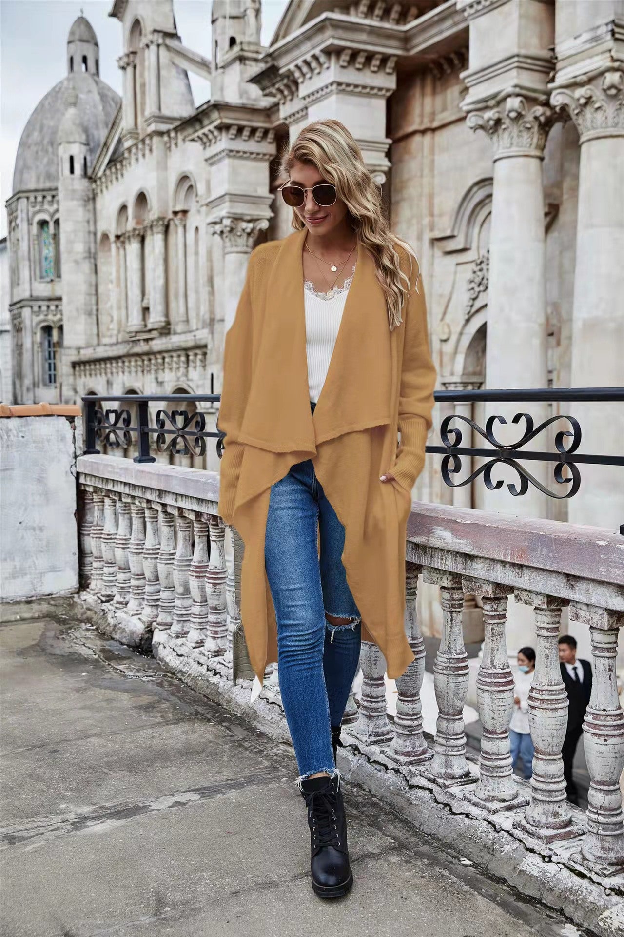 Simple Wool Coat for Fashionable Ladies