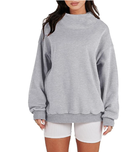 Ladies Oversized Long Sleeve Top