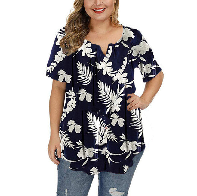 Plus Size Casual Loose Tops for Ladies - Fashion Street