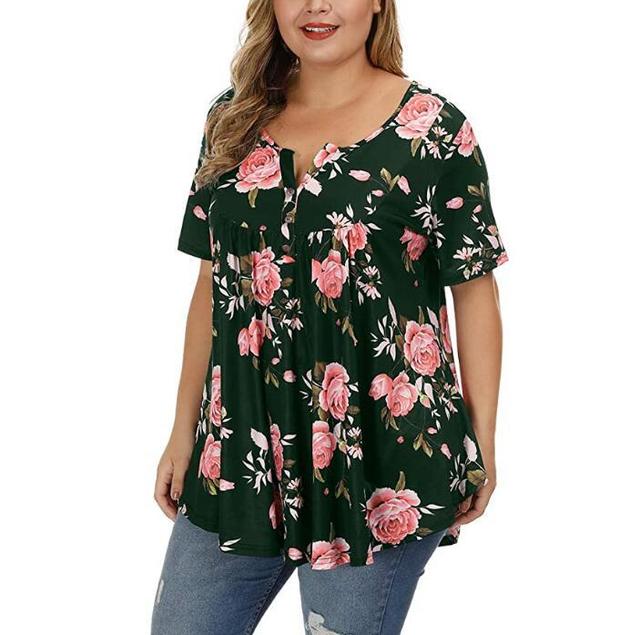 Plus Size Casual Loose Tops for Ladies - Fashion Street