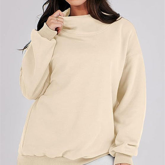 Ladies Oversized Long Sleeve Top